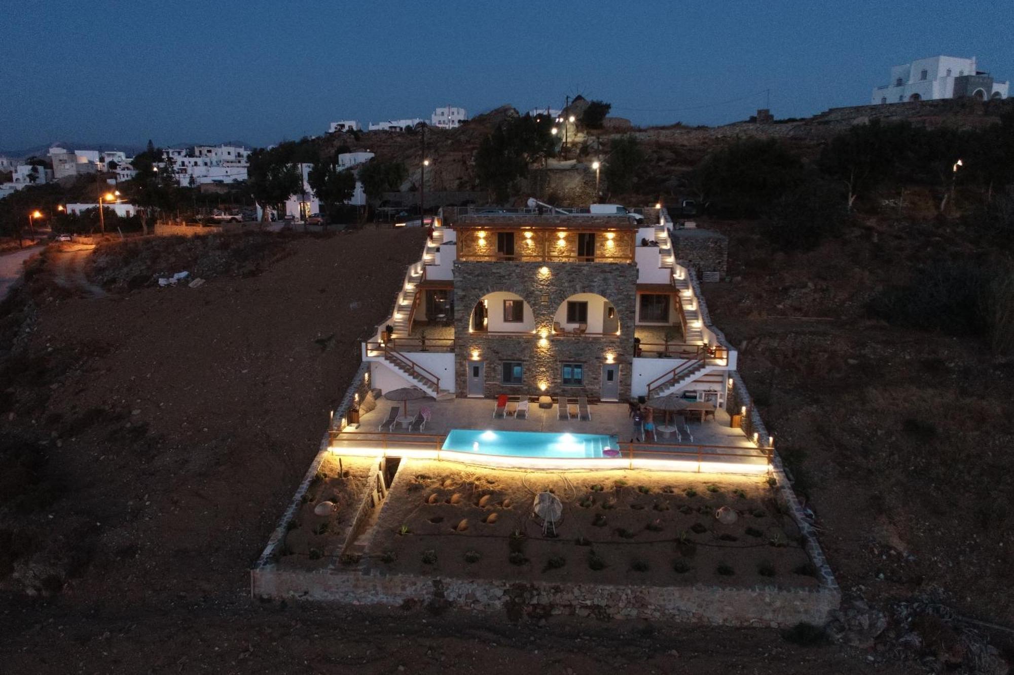 Villa Papa Glinado Naxos エクステリア 写真