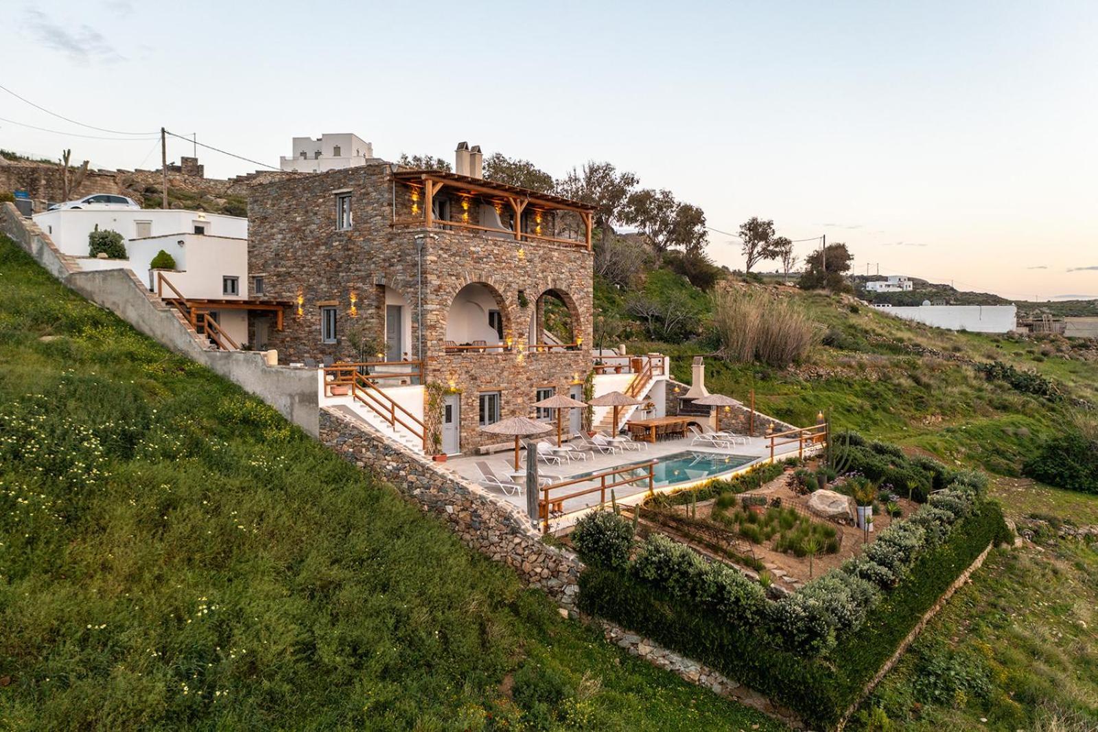 Villa Papa Glinado Naxos エクステリア 写真