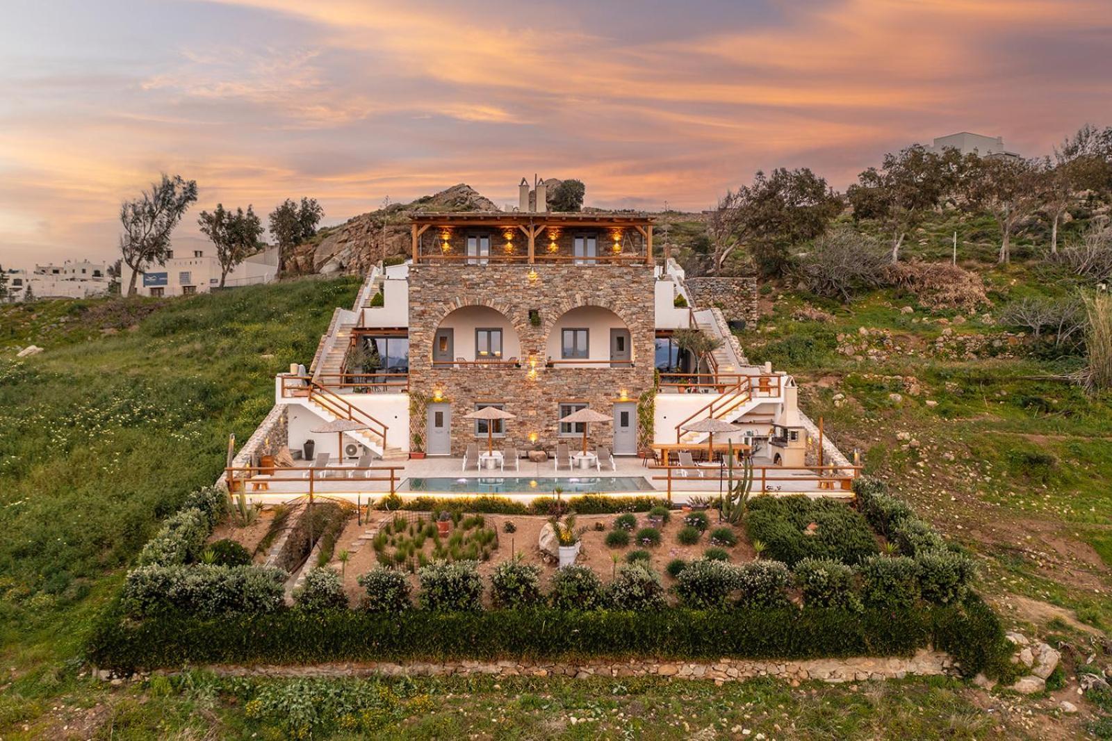 Villa Papa Glinado Naxos エクステリア 写真