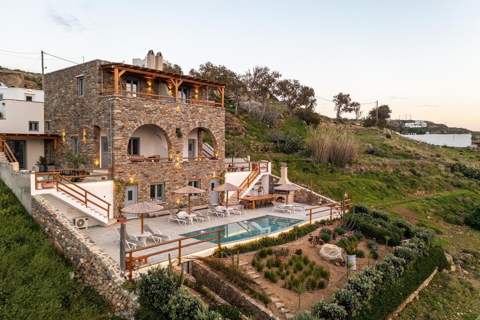Villa Papa Glinado Naxos エクステリア 写真